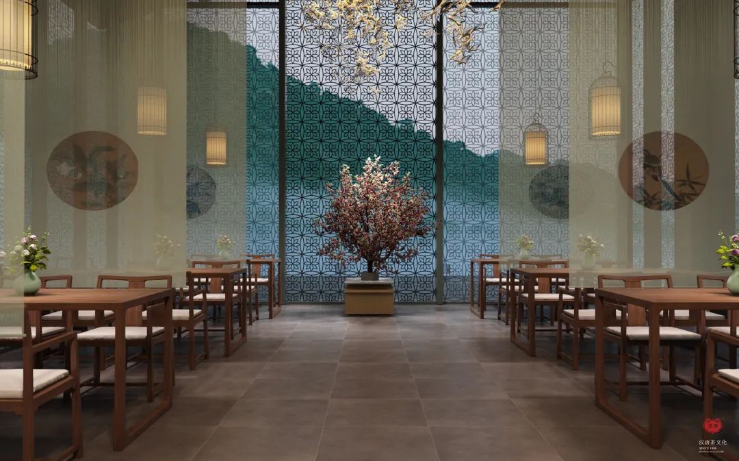 花園餐廳 | 以黑胡桃詮釋工筆花鳥里的婉約審美插圖11 花園餐廳 | 以黑胡桃詮釋工筆花鳥里的婉約審美插圖11